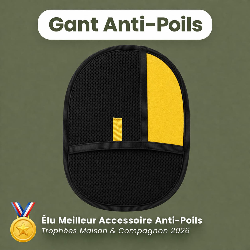 Gant anti-poils réutilisable, une maison plus propre en quelques gestes